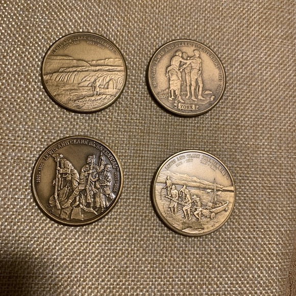 Set of 4 Lewis and Clark Bicentennial medallions - Picture 12 of 13
